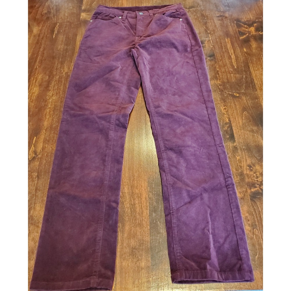 dg2 diane gilman Cotton Pants 2P, 27W27.5L, Deep Plum Color.‎